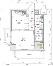 グリフォーネ横浜・伊勢町弐番館の間取り画像