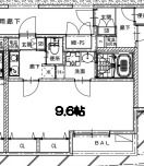ディークラート鴻池新田ヴェルク（D．CREART鴻池新田werk）の間取り画像