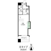 パストラーレ江坂の間取り画像