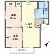 ハイムA．D．21 B棟の間取り画像