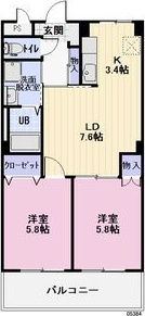 AI DAITOKU Ⅰの間取り画像