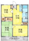第3高橋ハイツの間取り画像