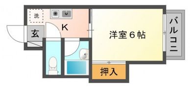 メゾンいちば B棟の間取り画像