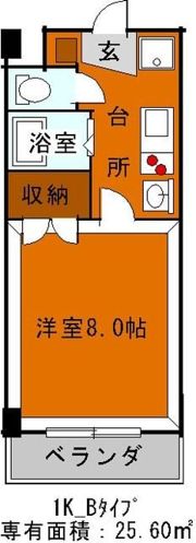 KISMET浦安の間取り画像