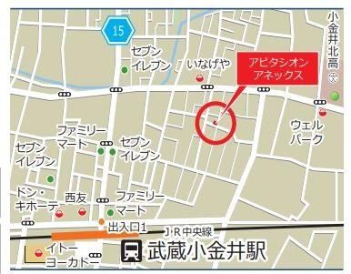 近くに施設あり