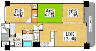 サングレールキャステージの間取り画像