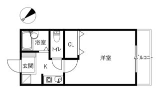 ハッチェリーⅡの間取り画像