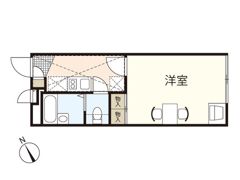 レオパレスKUSUNOKIの間取り画像