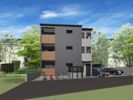 Crecia春の町の外観