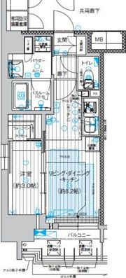 プレサンスレイズ千種今池の間取り画像