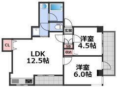 プリオール舟橋の間取り画像