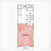 ベルヴェデーレ西牧野の間取り画像