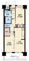 スプランディッド難波WESTIIの間取り画像