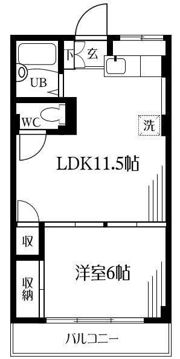 クラウディⅡの間取り画像