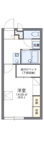 レオパレスSAKURAの間取り画像
