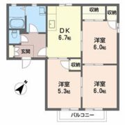 ディアス南幸 C棟の間取り画像