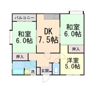 百楽マンションの間取り画像