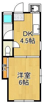 上田ハイツの間取り画像