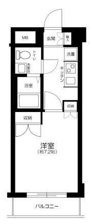 ヴェルステージ武蔵小杉の間取り画像