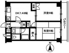 ふじハイツの間取り画像