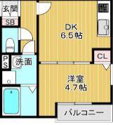 メゾンCOCO垂水の間取り画像