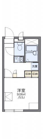 レオパレス水堂の間取り画像