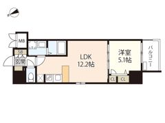 S－RESIDENCE東観音町achieveの間取り画像