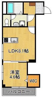 アヴェニュー到津の間取り画像