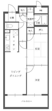 ビエラコート綾瀬の間取り画像