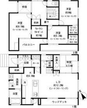 一宮市花池2丁目戸建の間取り画像