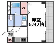 プリエール高井田の間取り画像