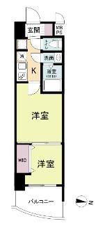 セレニテ神戸ミラクシュッドの間取り画像