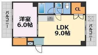 コスモトム日本橋Ⅱの間取り画像