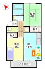 セジュール梶谷の間取り画像