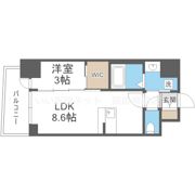 セレニテ江坂グランデの間取り画像