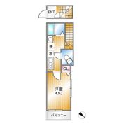 アイコート品川の間取り画像