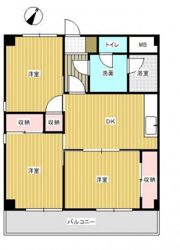 ハイネス秀の間取り画像