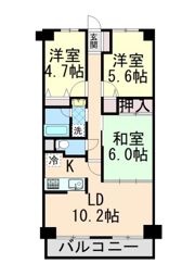 クレイン上池田の間取り画像