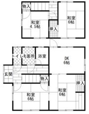 原304-1貸家の間取り画像