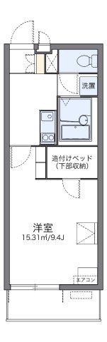 レオパレスイーストビレッジ2の間取り画像