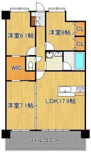 ニューガイア下曽根の間取り画像