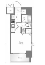 SHOKEN Residence横浜桜木町の間取り画像