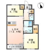 カーサ ミルフィーユの間取り画像