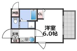 エステムコート難波センチュリオの間取り画像
