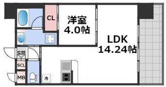 プレジオ大正の間取り画像