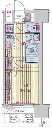 プレリス大阪西九条 CITY LINKSの間取り画像