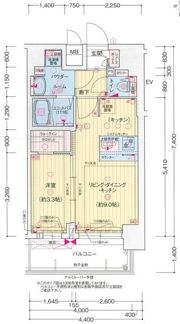 プレサンス西九条シティベイの間取り画像