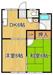 コーポ松本の間取り画像