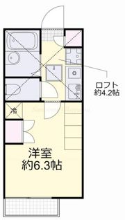 アップルハウス十日市の間取り画像