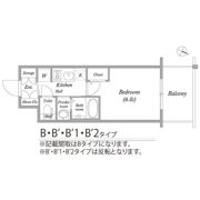 エステムコート大阪WESTⅡの間取り画像